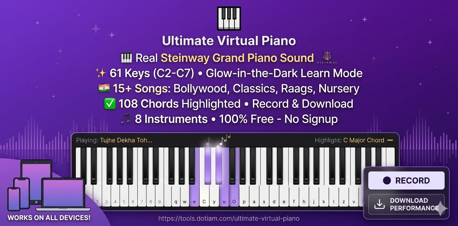 Ultimate Virtual Piano — Play Real 88-Key Piano Online Free | Best ...